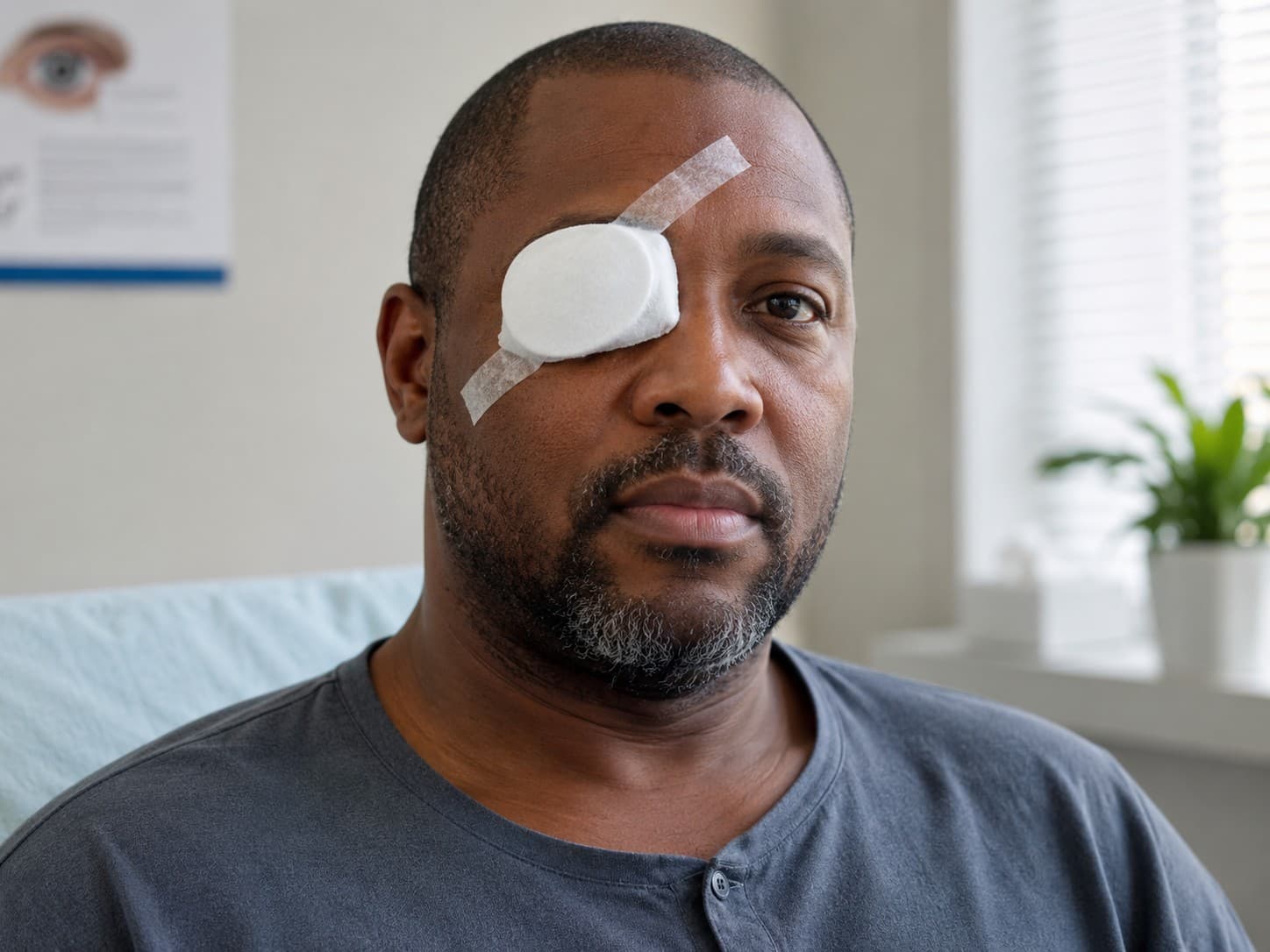 Como limpar os olhos após cirurgia