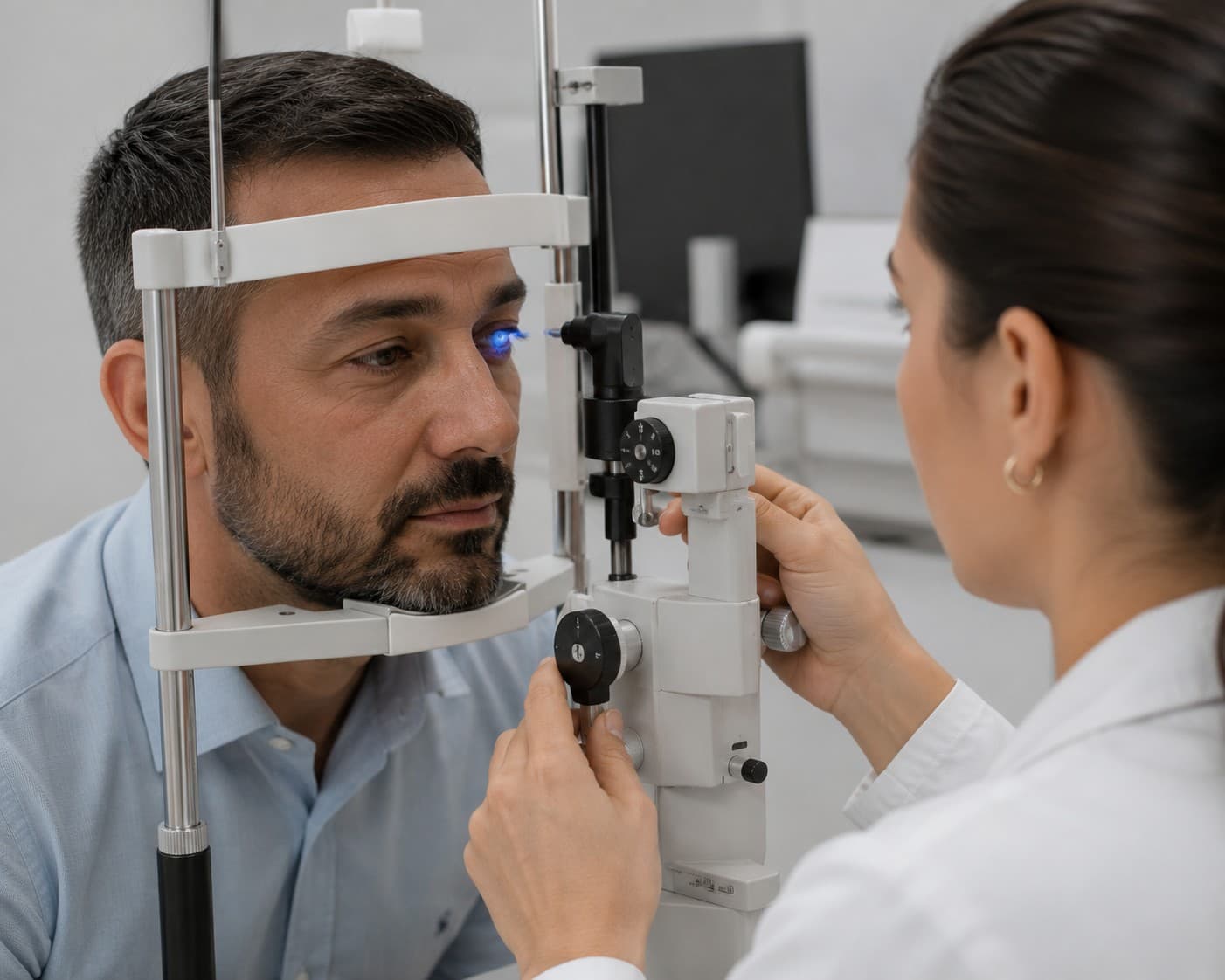 Qual é a pressão ocular normal?