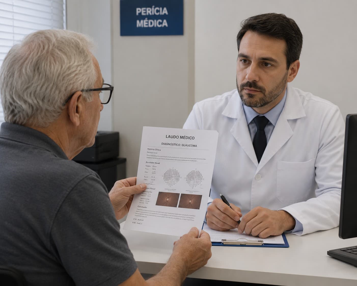 Quem tem glaucoma tem direito a aposentadoria ou benefícios como PCD?