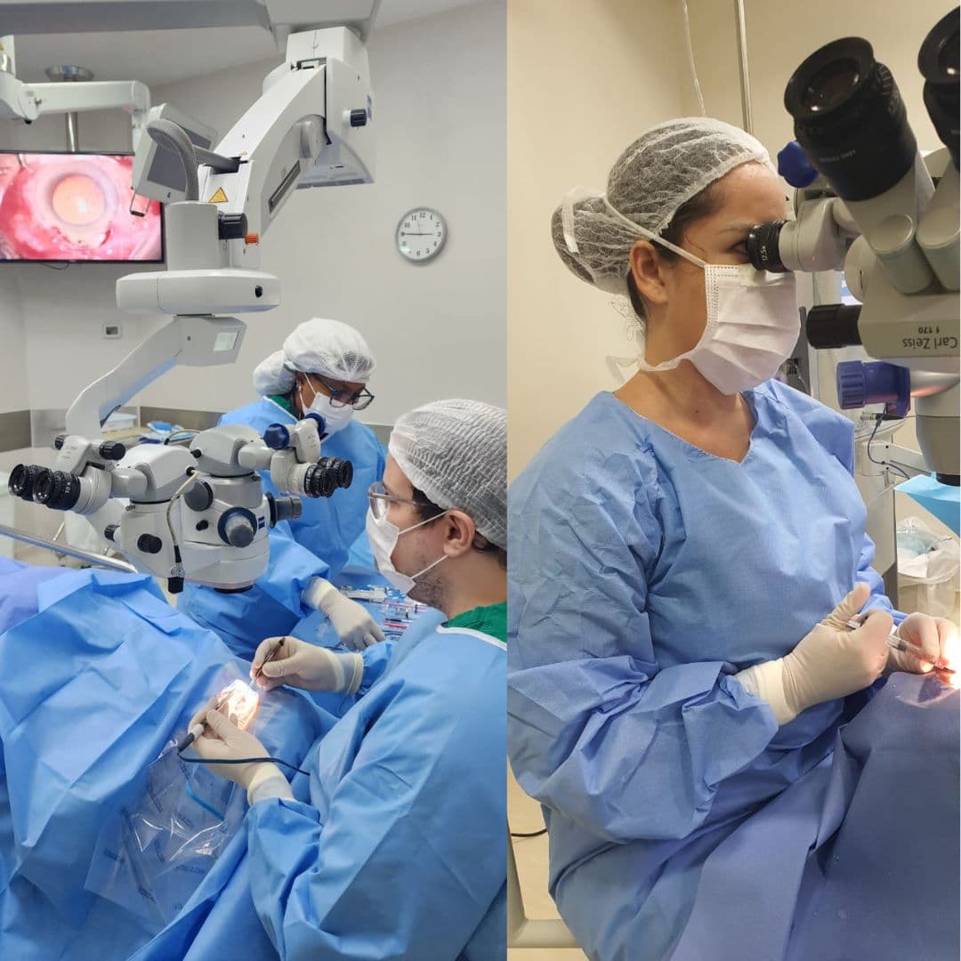 Avaliação de glaucoma e catarata
